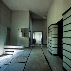 Entréhall i Villa Cavrois, ritad av Robert Mallet-Stevens (1886-1945), 1931-32